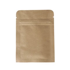 New Flat Brown Kraft QuickQlick™ Mylar Bags Pouches Multiple QTY Sizes