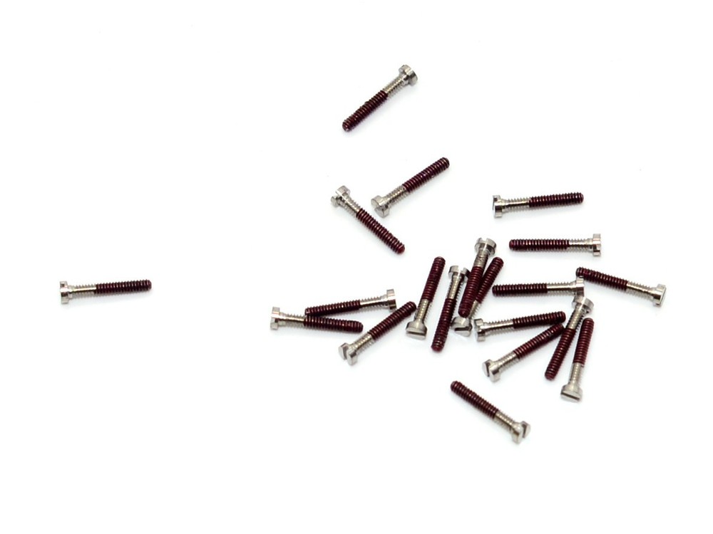 Screw; Thread 00-90 1.16mm, 2.0mm Head, 8.5mm Length SS 100 ct #SA697