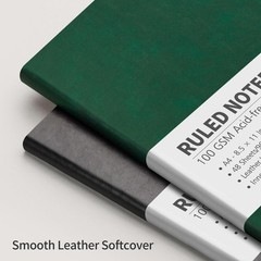 RETTACY Lined Journal Notebook, 96 Numbered 8.5 × 11 inches, Dark Green