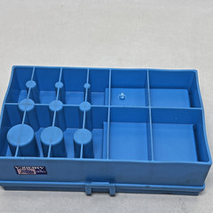 E-Z Punch Pak Punch & Die Set Complete 7 Blue Case
