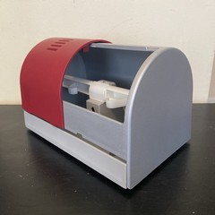 Cintas Toilet Paper Dispenser Commercial Replacement Wall Mounted Red Silver