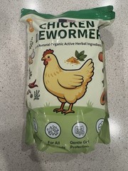 Chicken Dewormer 1.3LB Natural Organic Herbal Ingredients Plant-Based Powder