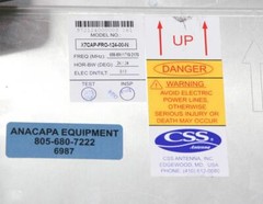 CSS Antenna X7CAP-FRO-124-00-N Dual Band Xpol, 24° H-Beams NEW (6987) R