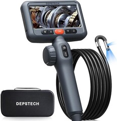 DEPSTECH Dual Lens Endoscope with 4.5” Display for Precise Inspections