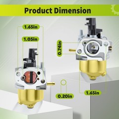 196CC Generator Carburetor For Honda Gx120 Gx160 GX168 Gx200 5.5Hp 6.5Hp Engines