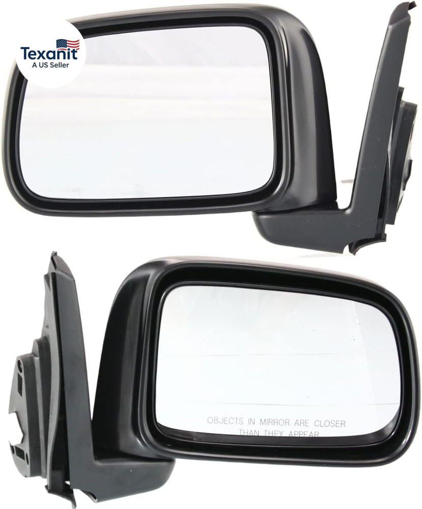 Driver & Passenger Side Power Mirrors for Honda CR-V 1997-2001 Paintable