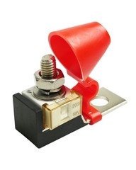 MRBF Terminal Fuse Block with Fuse, 200A 58V DC Maximum, Single Stud 5/16″ M8…