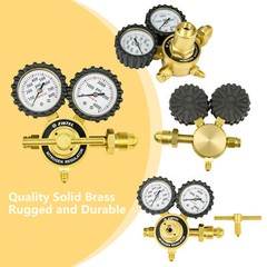 Nitrogen Regulator, 0-800 PSI, 0-4000PSI Output Pressure,CGA580 Inlet Connection