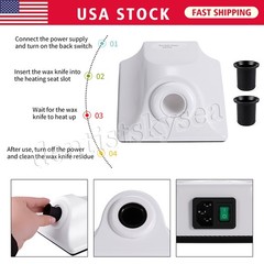 Dental Wax Knife Heater Infrared Induction Heating Wax Carving Knife Heater