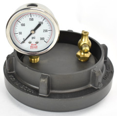 Red Head Brass 100 4″ Storz Mounted Cap Gauge – 0-300 PSI