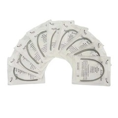 1-200packs Dental Orthodontic Heat Thermal Activated NITI Arch Wires Ovoid Round