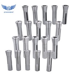 20 Pcs Set Metric R8 Collet Set 1mm to 20mm High Precison for Milling