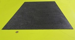 Black ABS Sheet 1/8″ (.125″) X 24″ X 36″ Haircell Textured One Side, 1 Unit