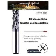 New 5 PCS – 1/8″ 4 FLUTE CARBIDE END MILL – TiALN COATED USA