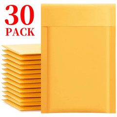 Kraft Paper Bubble Envelopes Bags Self Seal Adhesive Padded Bubble Mailers Shock