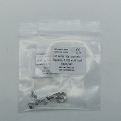 20Sets Dental Orthodontic 1st Molar Wide Big Brackets Roth/MBT/Edgewise no hooks