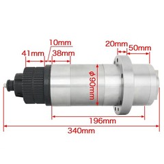 〖US〗BT30 Unpowered ATC Spindle 5 Bearing 6000rpm Air Pneumatic Boosting Cylinder