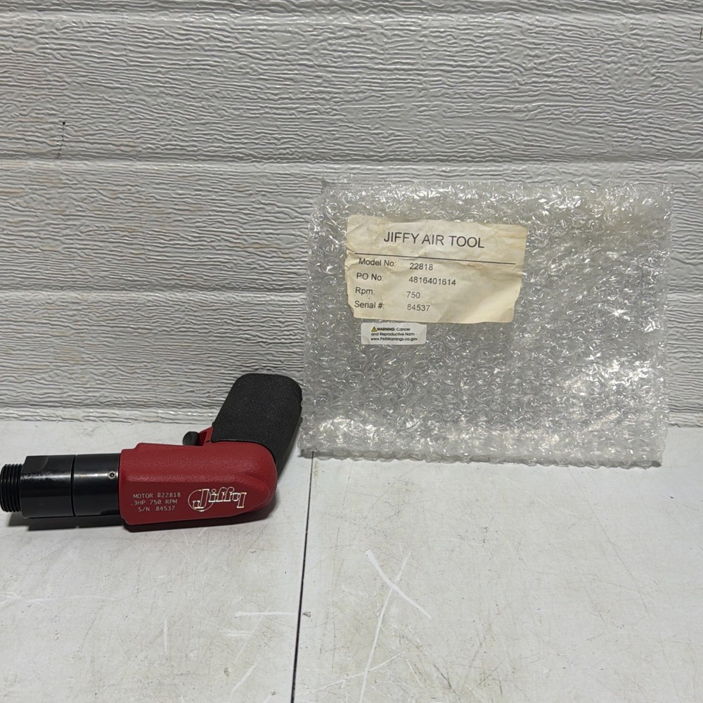 Jiffy Air Tool 22818 .3hp 750 Rpms