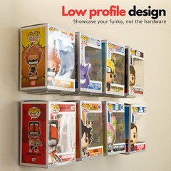 Adhesive Display Shelf for Funko Pop Boxes (16-Pack) – Clean Mount for Funko …