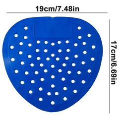 10 Blue Scented Urinal Screens Deodorizer Mat Filter Bubblegum Fragrance USA