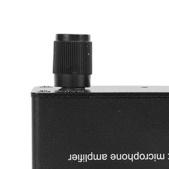 Electret Microphone Amp Adjustable Gain 0‑20db Condenser Mic Headphone