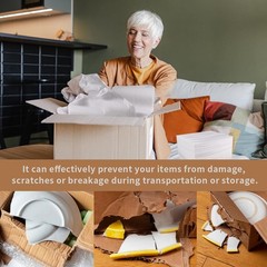 15″x15″ Moving Supplies, 50pcs Foam Pouches, Packing Supplies 15″x15″, white