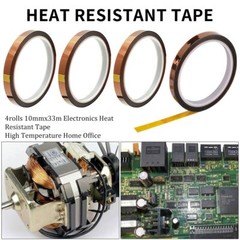 A-SUB 3 Rolls Polyimide High Temperature Heat Resistant Tapes 20 + 25mm Thermal