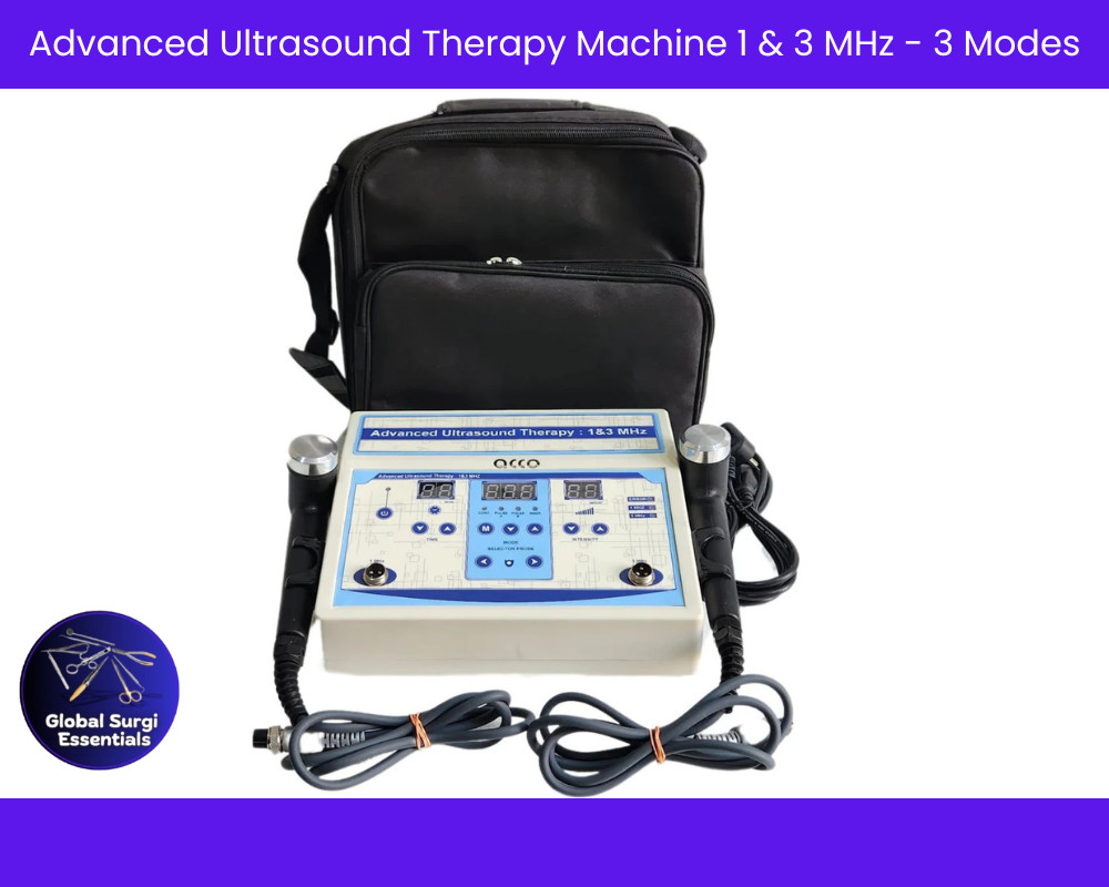 Dual 1 & 3 Mhz Ultrasound Therapy Physical Pain Relief Therapeutic Machine