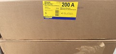 Square D MP64200 w/4 Gang 200A Meter Socket/s Base WEP4412 EUSERC FRFR8 ED4U