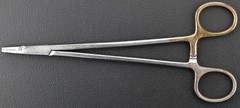 V Mueller SU16062 Vital Mayo-Hegar Needle Holder, Serrated, TC, Straight, 7-7/8″
