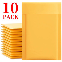 Kraft Paper Bubble Envelopes Bags Self Seal Adhesive Padded Bubble Mailers Shock