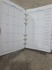 Franklin Covey Compact Day 1 Weekly Organizer Vintage 4.25″ X 6.75″