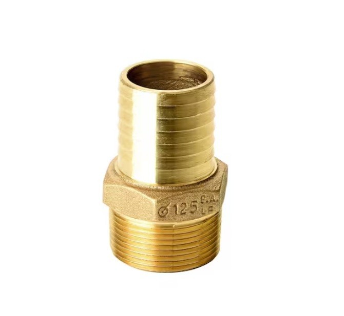Everbilt 1-1/4 in. MPT x 1-1/4 in. Insert Brass Male Adapter
