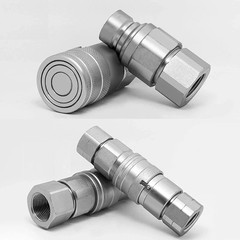 3/8″ NPT Skid Steer Bobcat Flat Face Hydraulic Quick Disconnect Coupling Fits