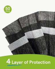 FriCARE Made in USA Disposable Face Masks, 4Ply ASTM Level 3 Medical Grade, B…