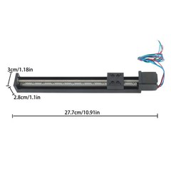 200mm T6×1 Mini Linear Rail Module LeadScrew Stage Actuator With NEMA11 Stepper