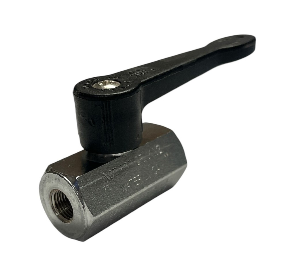 Hypro Plated Brass Ball Valve FNPT 1/8″ X 1/8″, 300 PSI – 90FFL18
