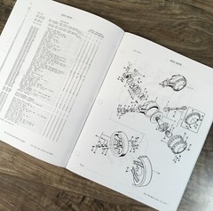 Massey Ferguson 120 124 128 Baler Service Parts Operators Manual Repair Shop Set