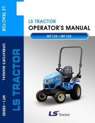 122 125 Tractor Operators Maint Instruction Manual LS TRACTOR MT122 & MT125