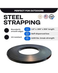 IDL Packaging 1/2″ x .020″ x 300′ Steel Strapping Coil (1100 Lbs Break Streng…