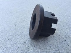 OEM 120050 1”-14 Thread Castle Nut for Rotary Cutter Gearbox (11-008)