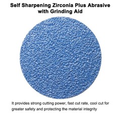 2 inch 36 Grit Zirconia Roll Lock Die Grinder Sanding Grinding Disc Quick Change
