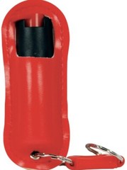 RED RAW Pepper Spray Dye Keychain Keyring Self Defense Protection Women USA MADE