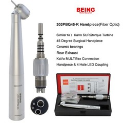 BEING Dental 45 Degree Surgical Handpiece High Speed Kavo NSK Coupler 4 6 Hole