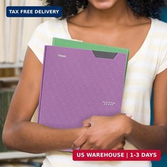 Five Star 2-Pocket Folder, Plastic Folder with Stay-Put Tabs and Prong Fasteners
