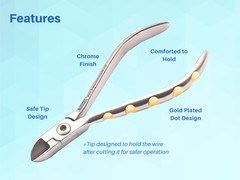 Orthodontic Dental Wire Cutter w/ Tungsten Carbide Inserts ARTMAN