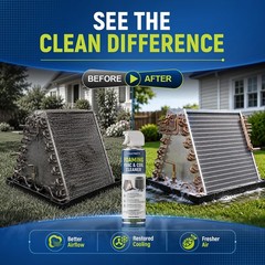 featrity Foaming AC Coil Cleaner: 19 Fl Oz (Pack of 1), White