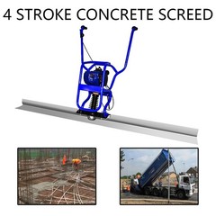 1.2HP Vibrating Concrete Power Screed Finish Engine Gas 4 Stroke 7ft Screed