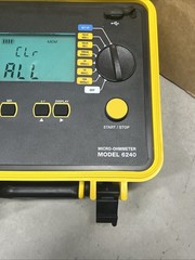 AEMC 6240 Micro-Ohmmeter With Probes And Bag 110-230V 50/60Hz 80VA Max
