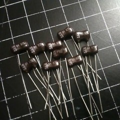 30X – 91pF @ 500V 5% SANGAMO DIP Radial SILVER MICA Capacitors RF NOS Long Leads